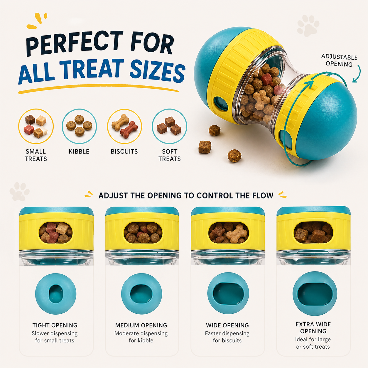 TreatQuest™ Interactive Dog Puzzle Feeder